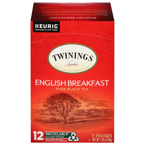 Save on Twinings English Breakfast Black Tea KCup Pods Order Online