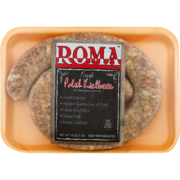 Roma Polish Kielbasa Sausage Rope Fresh