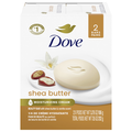 Dove Shea Butter with Vanilla Scent Beauty Soap Bar - 2 ct