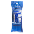 CareOne 2 Blade Disposable Razor with Lubricating Strip