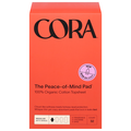 Cora Organic Unscented Ultra Thin Regular Maxi Pads with Wings