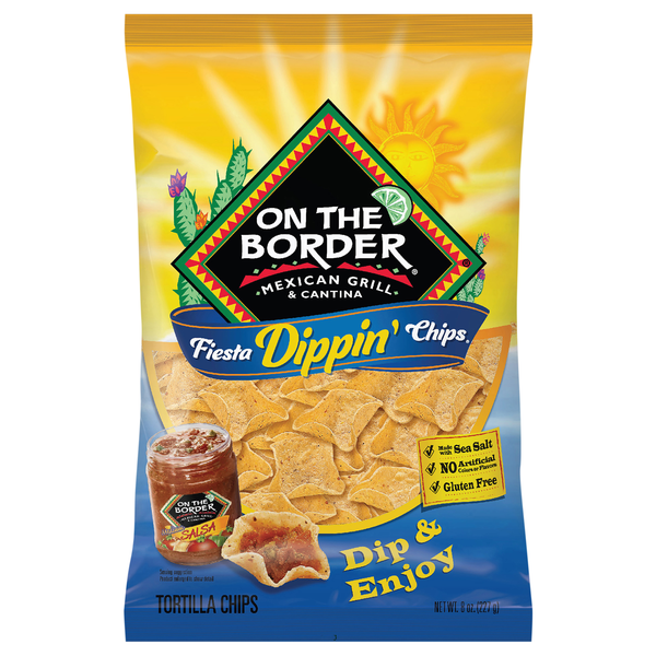On The Border Fiesta Dippin' Tortilla Chips