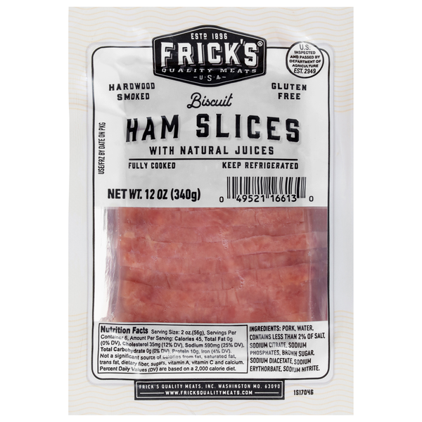 Frick's Biscuit Sliced Ham Slices