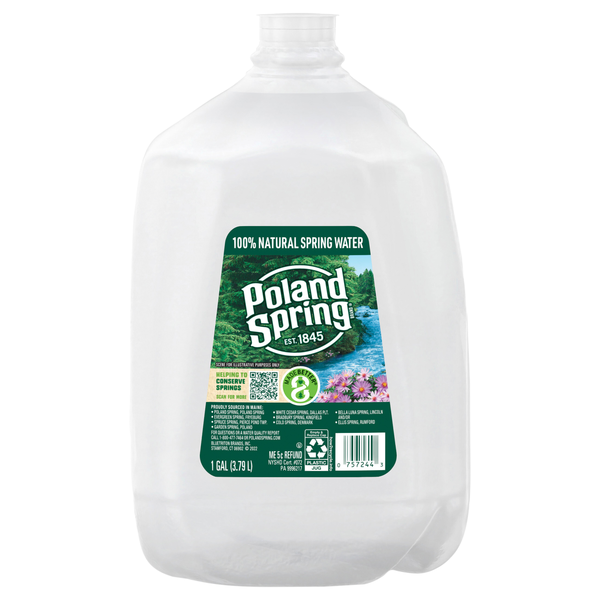 Poland Spring 100% Natural Spring Water