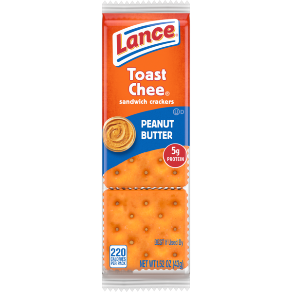 Lance Toast Chee Peanut Butter Sandwich Crackers
