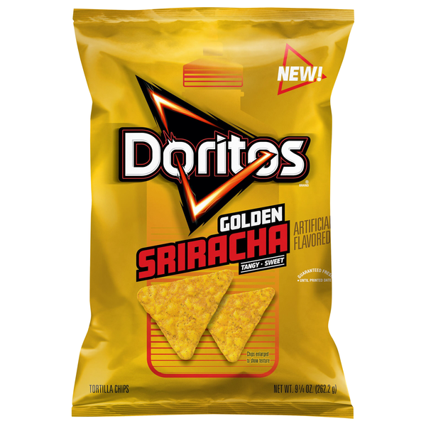 Doritos Golden Sriracha Tortilla Chips