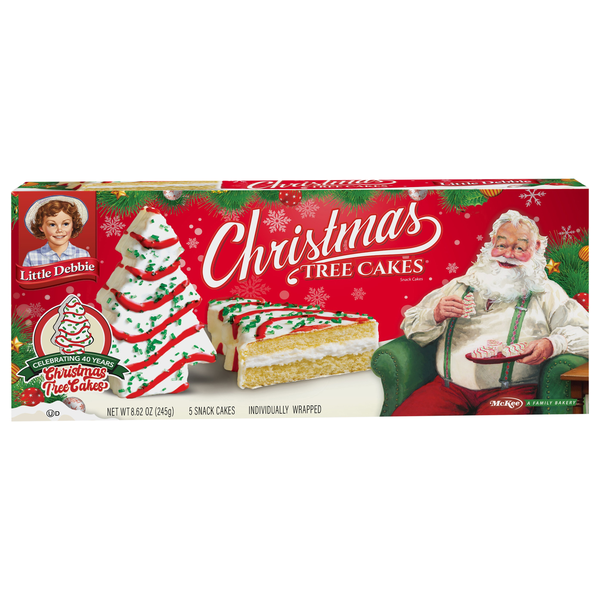 Little Debbie Christmas Tree Snack Cakes - 5 ct