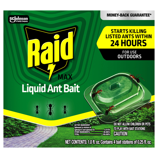 Raid Max Outdoor Liquid Ant Bait