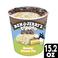 Ben & Jerry's Topped Bossin' Cream Pie Ice Cream