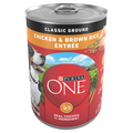 Purina ONE Classic Ground Chicken & Brown Rice Adult Wet Dog Food