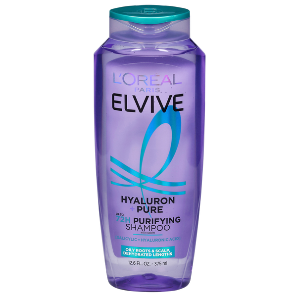 L'Oreal Elvive Hyaluron + Pure Purifying Shampoo