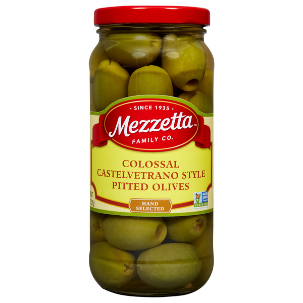 Mezzetta Colossal Pitted Castelvetrano Style Olives