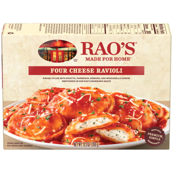Rao's Four Cheese Ravioli with Marinara Sauce Frozen Meal