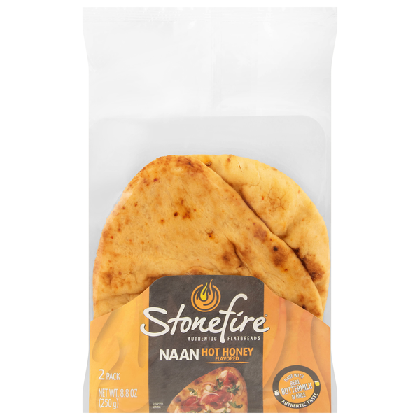 Stonefire Hot Honey Flavored Naan - 2 ct