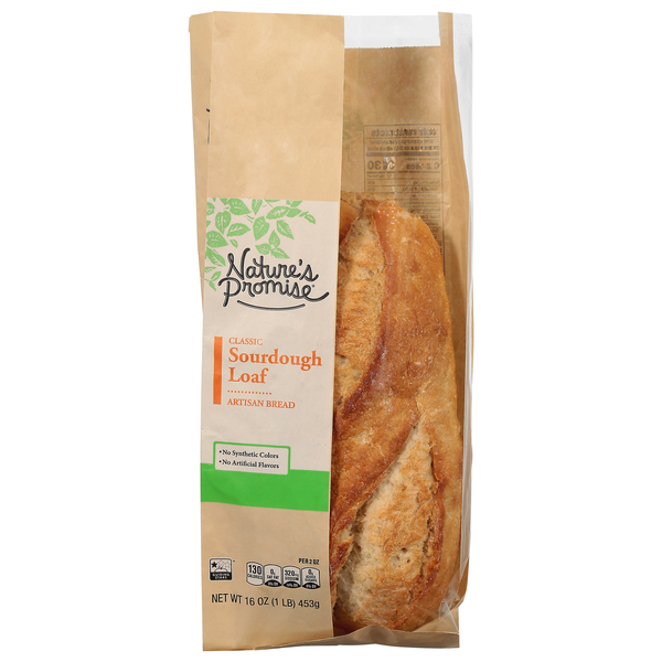 Nature's Promise Bakery Classic Sourdough Loaf Artisan Bread
