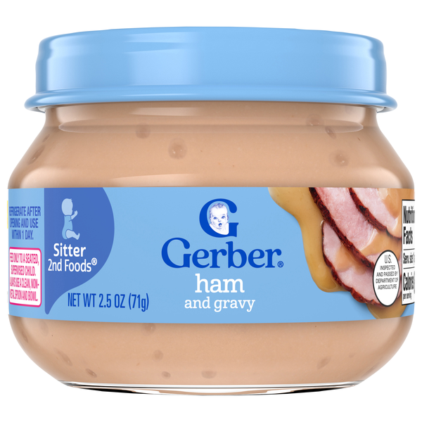 Gerber Mealtime 2nd Baby Food Ham & Gravy