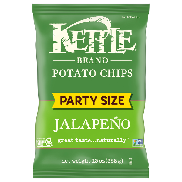 Kettle Brand Jalapeno Potato Chips Party Size
