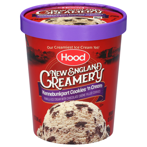Hood New England Creamery Kennebunkport Cookies'n Cream Ice Cream