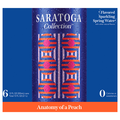 Saratoga Collection Anatomy of a Peach Sparkling Spring Water - 6 pk