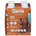OWYN Plant-Based Dark Chocolate 20g Non-Dairy Protein Drink - 4 pk