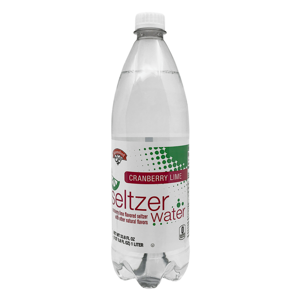 Hannaford Cranberry Lime Seltzer Water