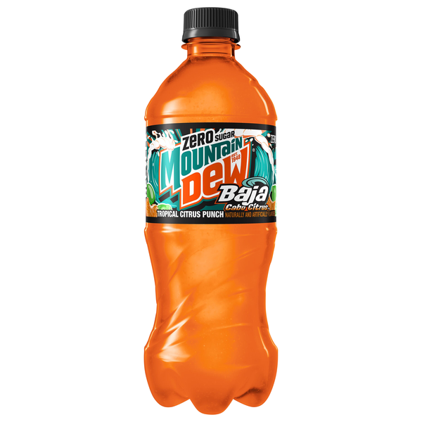 Mountain Dew Zero Sugar Baja Cabo Citrus Soda