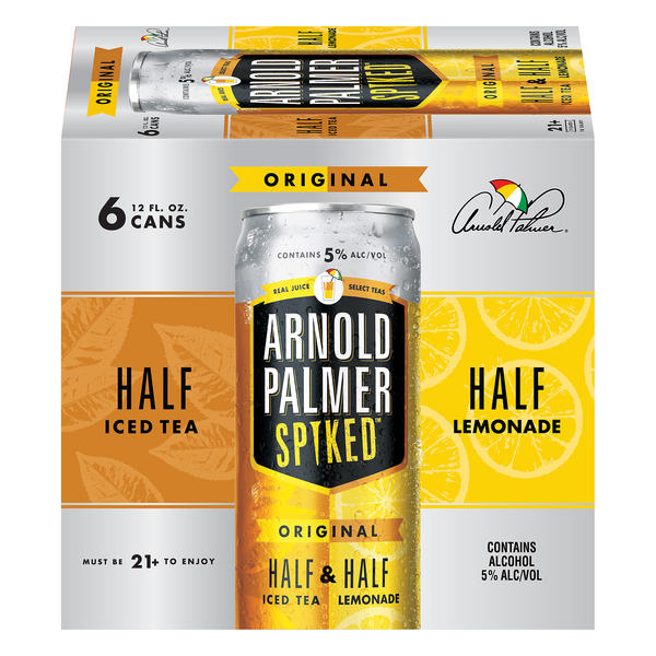 Save on Arnold Palmer Spiked Half Iced Tea & Half Lemonade Original 6