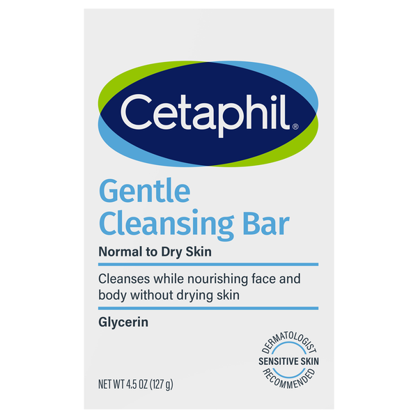 Cetaphil Gentle Cleansing Bar for Dry Sensitive Skin