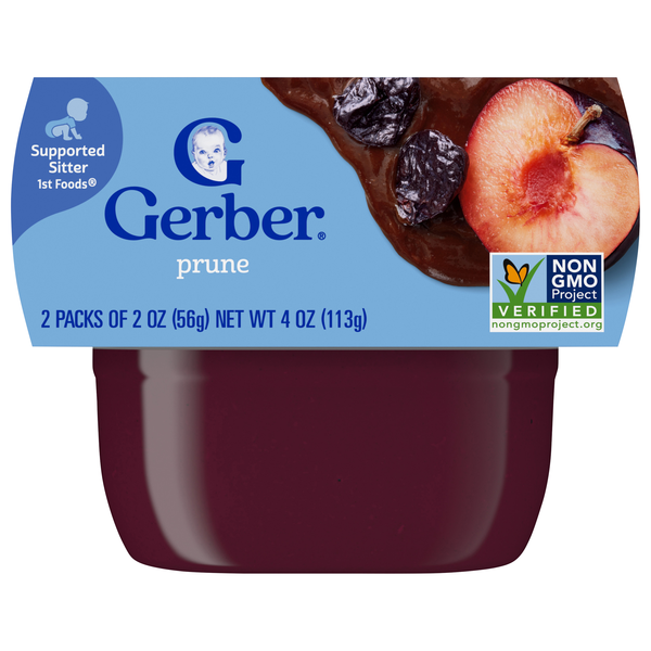 Gerber Natural 1st Baby Food Prune - 2 ct