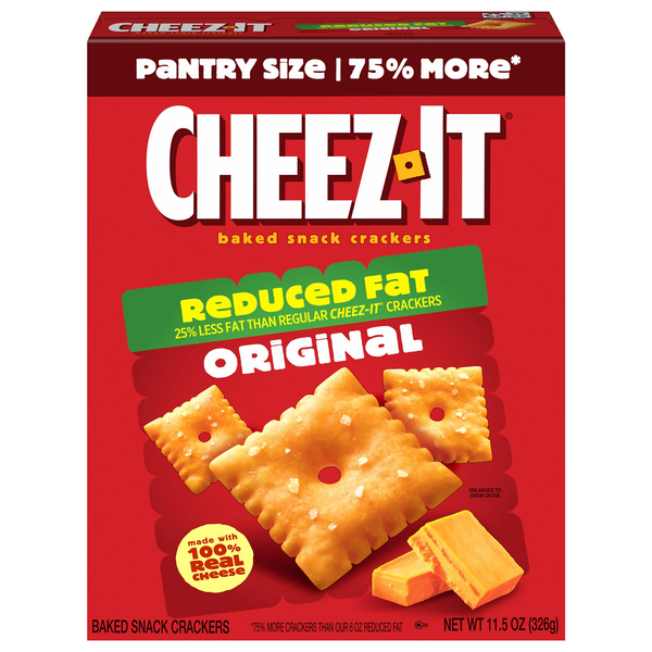 Cheez-It Reduced Fat Original Baked Cheese Crackers