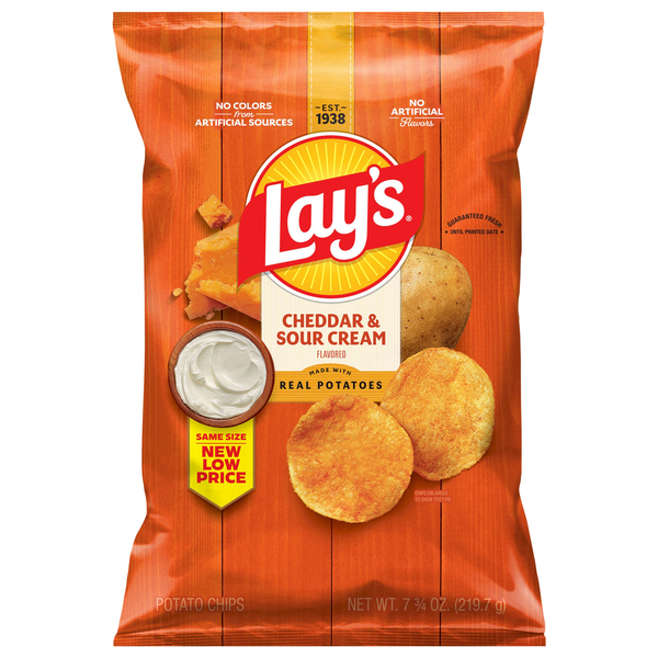 Lay's Cheddar & Sour Cream Potato Chips