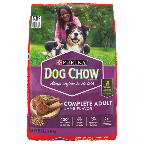 Purina Dog Chow Lamb Flavor Complete Adult Dry Dog Food