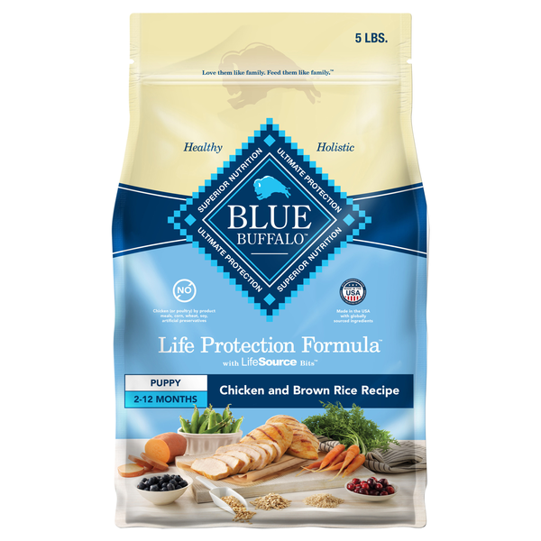 BLUE Life Protection Natural Puppy Chicken & Brown Rice Dry Dog Food