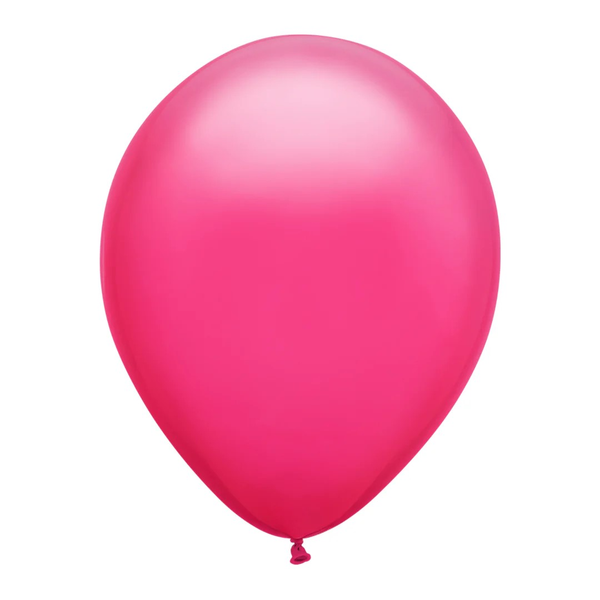 Pink 11 Inch Latex Helium-Filled Balloon