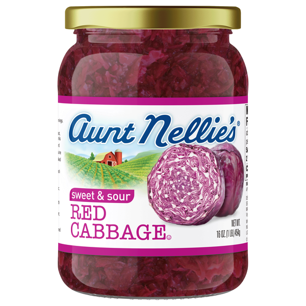 Aunt Nellie's Sweet & Sour Red Cabbage