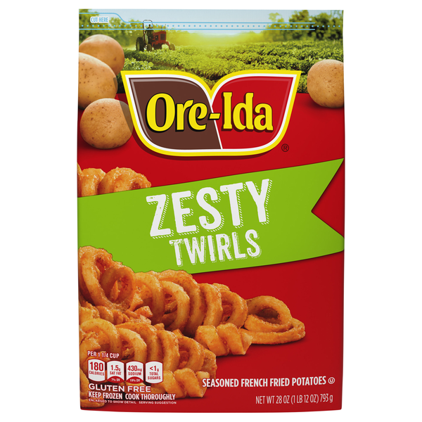 Ore-Ida Seasoned Zesty Twirls French Fried Potatoes Frozen