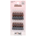 Scunci Thick Hair Claw Clips Assorted Colors