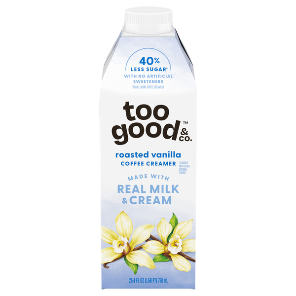 Too Good & Co. Roasted Vanilla Flavored Coffee Creamer