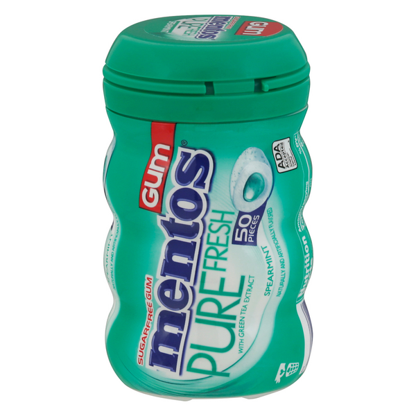 Mentos Sugar Free Gum Pure Fresh Spearmint