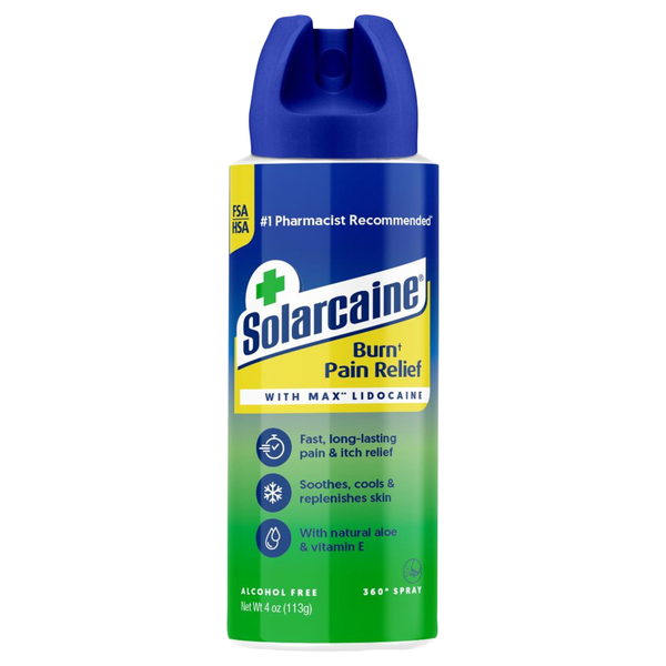 Solarcaine Burn Pain Relief Spray with Lidocaine