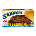 Sabrett 1/4 lb 100% Beef Hamburgers - 8 ct Frozen