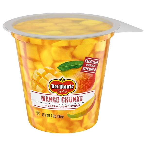 Del Monte Mango Chunks in Extra Light Syrup Fruit Cup