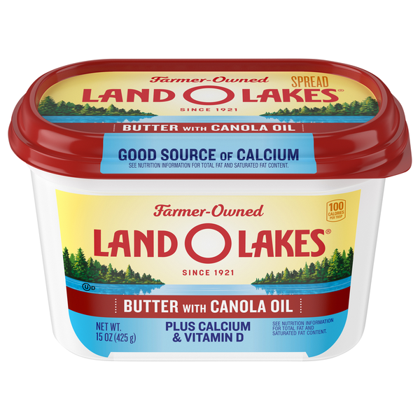 Save on Land O Lakes Butter Spread with Canola Oil + Calcium & Vitamin