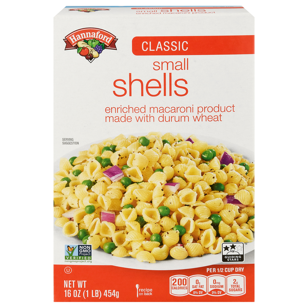 Hannaford Classic Small Pasta Shells