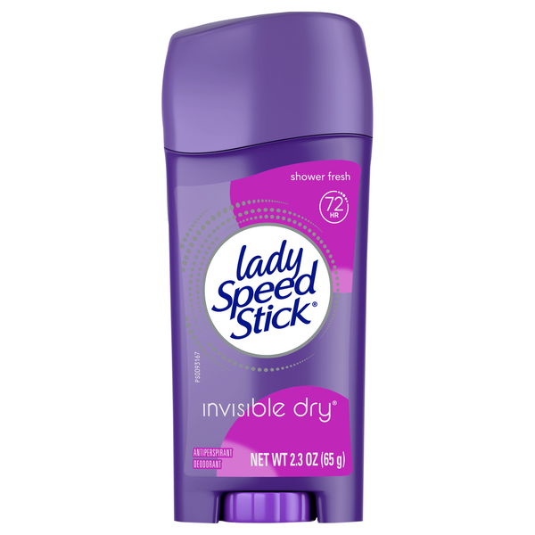 Lady Speed Stick Shower Fresh Antiperspirant Deodorant Invisible Dry