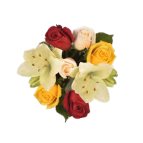 Giant Color Collection Coastal Vibe Lily Rose Bouquet