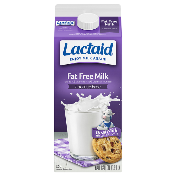 Lactaid Lactose Free Fat Free Milk