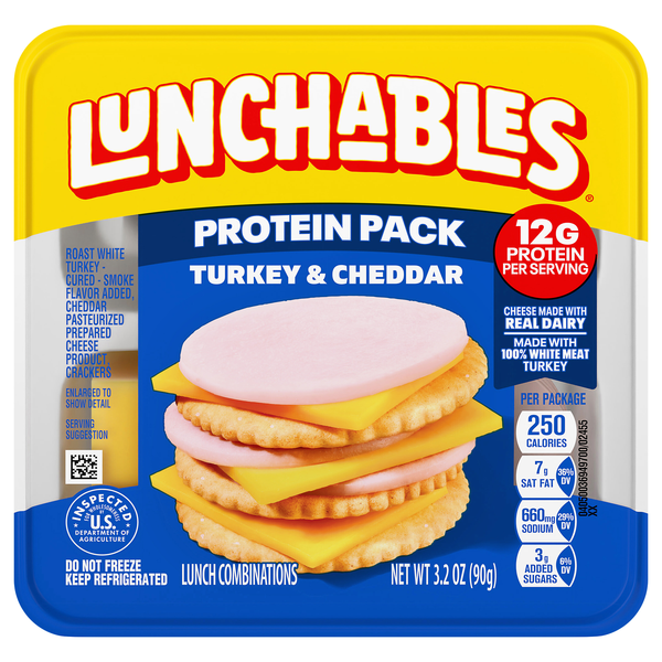 Lunchables Cracker Stackers Turkey & Cheddar