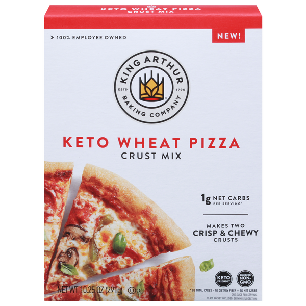 Save on King Arthur Baking Company Keto Wheat Pizza Crust Mix Order