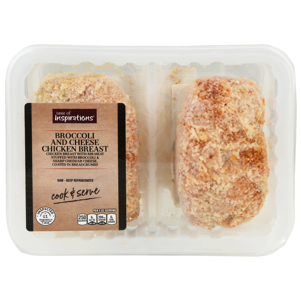 Taste of Inspirations Broccoli & Cheese Chicken Breast - 2 ct